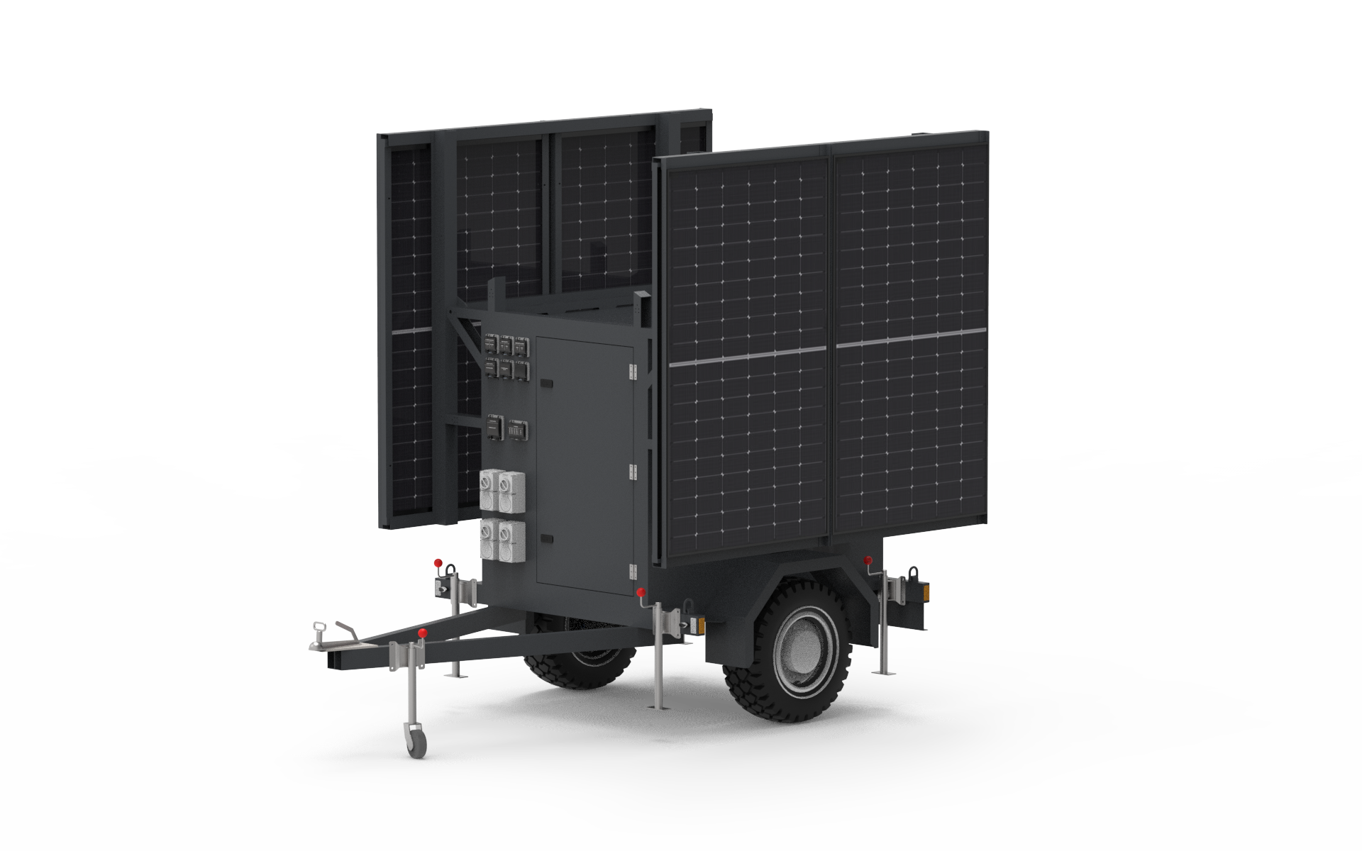 Maxxiom Dash 5 transportable solar trailer