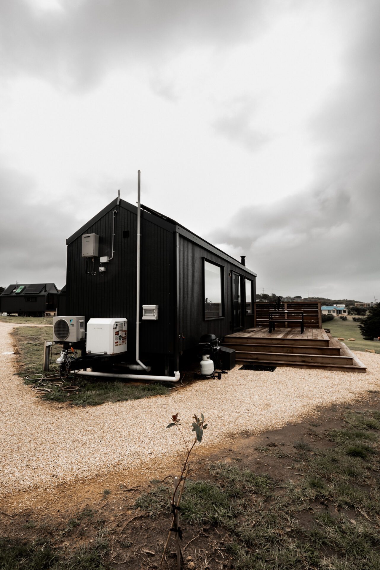 Off-grid tiny home powered by a Maxxiom PowerBox